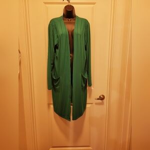 Christmas Green Boutique Stretchy Duster